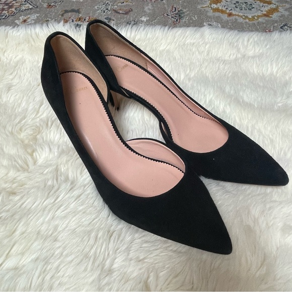J.Crew Suede D’Orsay Pumps made in Italy size 8 - Picture 6 of 7